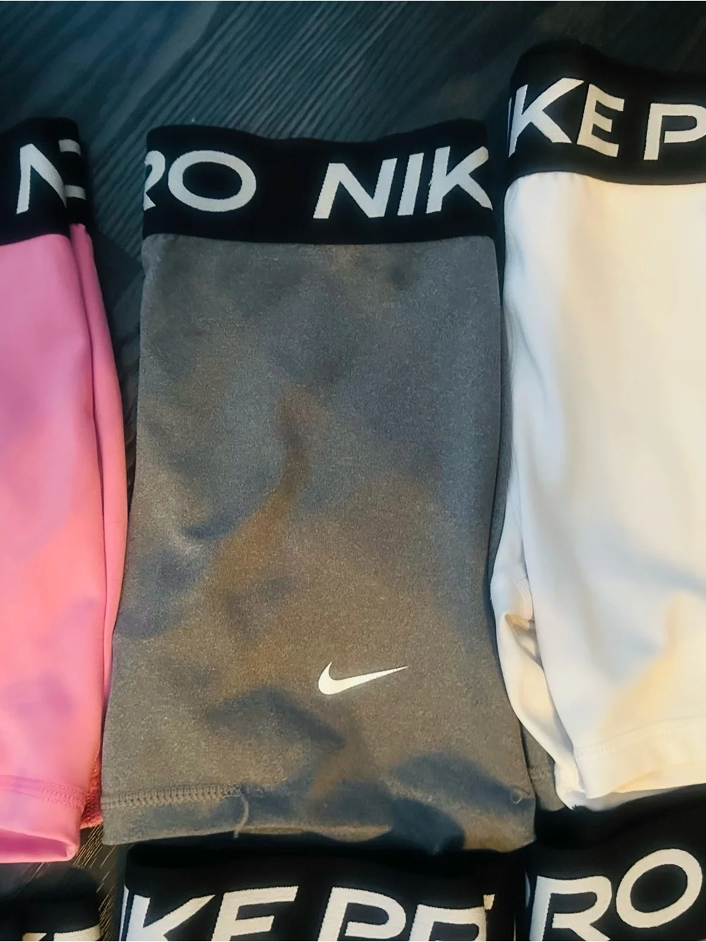 Nike Pro Youth Large Compression Shorts - Mixed Colors (6 Pair bundle)